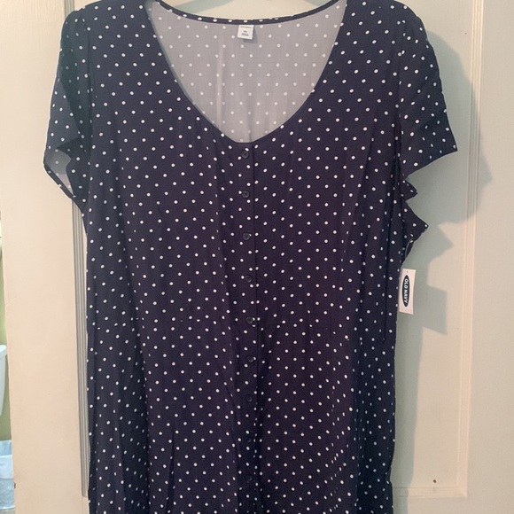 Old Navy button front midi dress - Picture 3 of 8